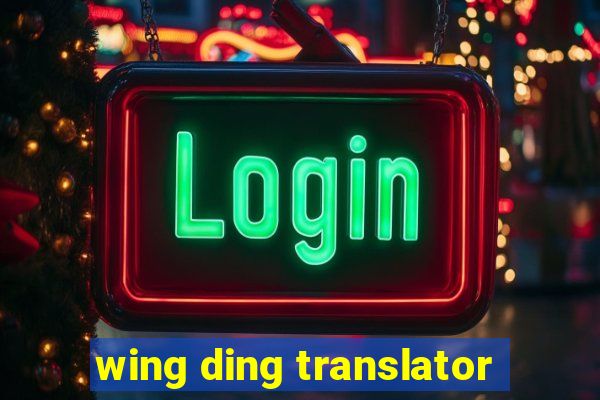 wing ding translator